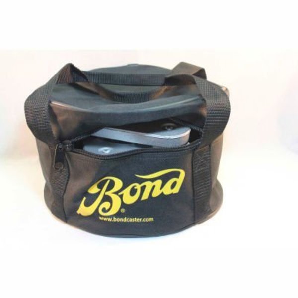 Bond Casters & Wheels Bond Ballistic Nylon Dolly Carry Case 2128 for 2127 & 3310 Dollies - 4 Dolly Capacity - Black 3110020